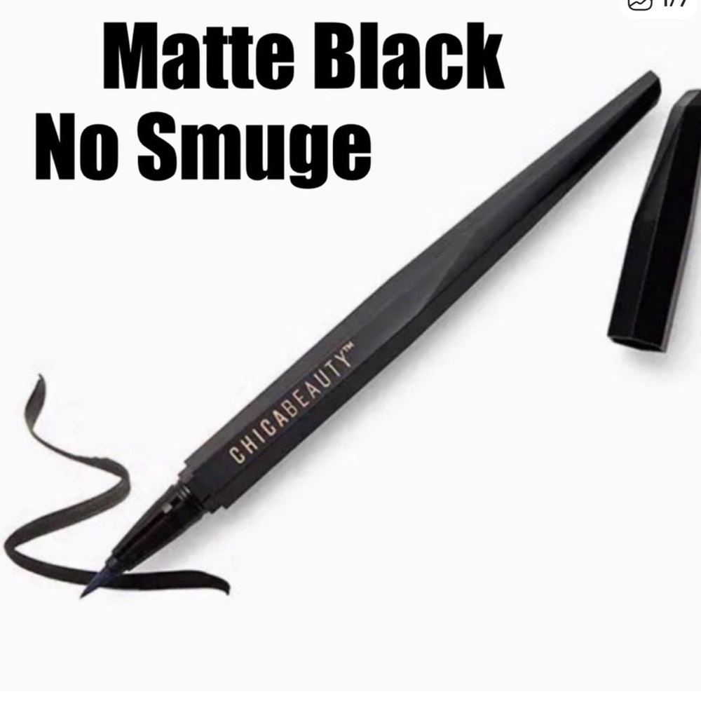 Chica Beauty MĂrame Matte Black Liquid Eyeliner 0.5ml | NIB | Felt Tip - Picture 2 of 6